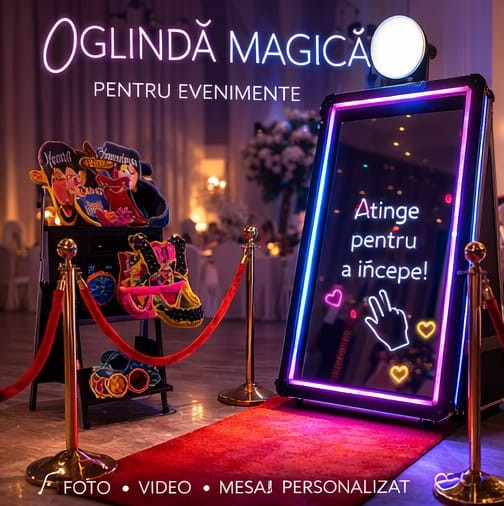 Oglinda Magică la evenimente – distracția care face diferența
